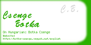 csenge botka business card